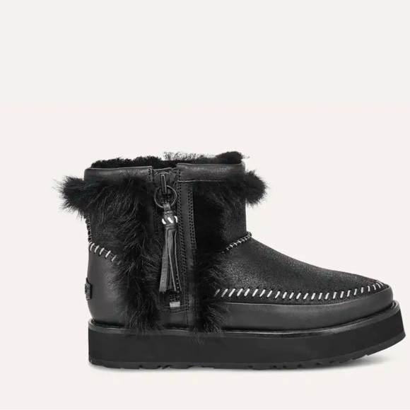 New UGG Fluff Punk Boots - Picture 1 of 7